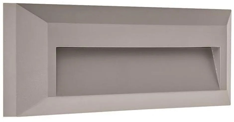 Απλίκα Τοίχου Slim LED 2W Γκρι EUROLAMP 145-52056
