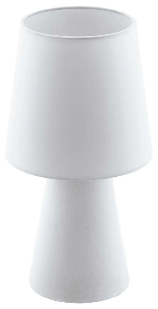 Επιτραπέζιο Φωτιστικό -Πορτατίφ Led  97121 White Carpara Eglo Fabric, Polypropylene