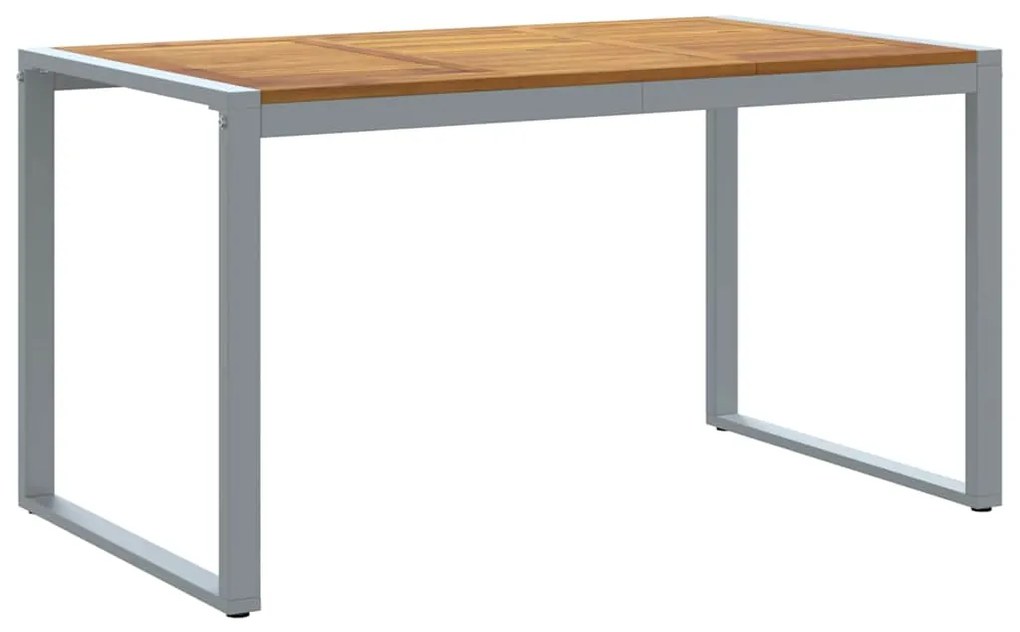 vidaXL Σέτ φαγητού για κήπο 5 pcs Γκρι και καφέ 140 x 80 x 75 cm