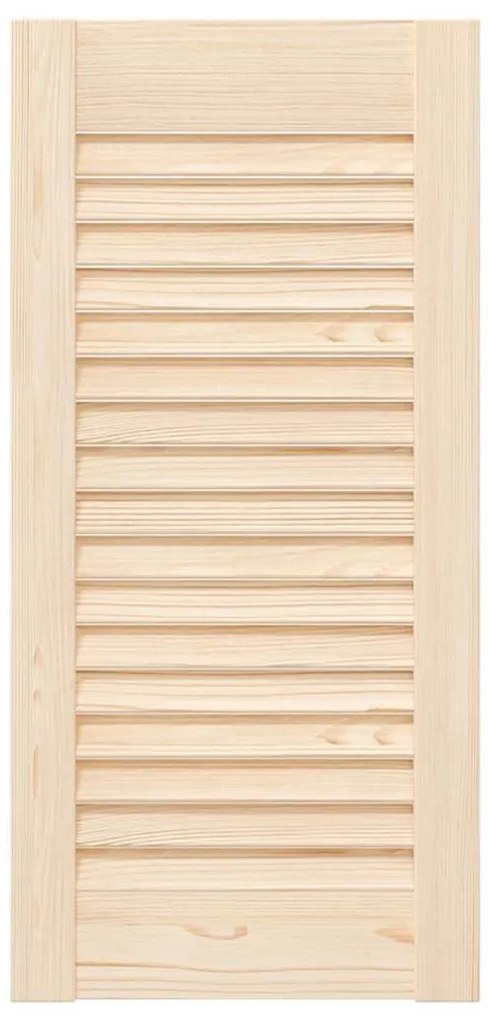 vidaXL Πορτάκια με Περσίδες 4 Τεμ. 61,5x29,5 εκ. από Μασίφ Ξύλο Πεύκου