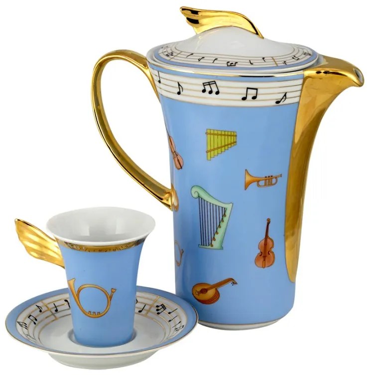 Σετ Τσαγιού 9τμχ Πορσελάνης WM Collection N1103/B