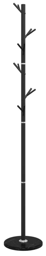 vidaXL Καλόγερος Μαύρος 175 εκ. Σίδερο με Ηλεκτροστατική Βαφή Πούδρας
