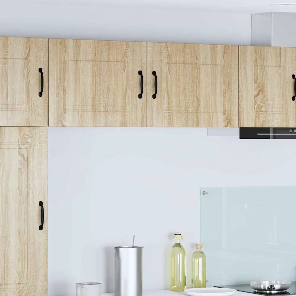 vidaXL Κρεμαστό ντουλάπι κουζίνας 2 pcs Δρύς Sonoma 50 x 31 x 40 εκ.