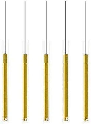 Κρεμαστό Φωτιστικό Οροφής 100-09710-12BRS Luma-100-09710-12BRS-GOLD-Χρυσό 100-09710-12BRS-GOLD