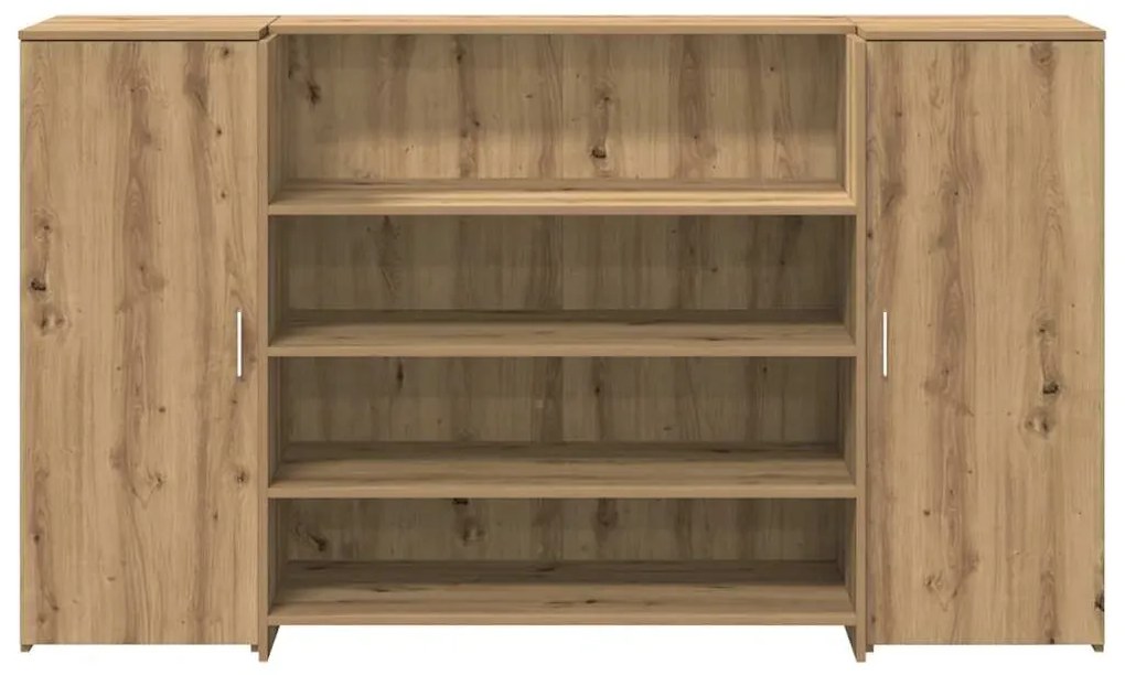 vidaXL Γραφείο υποδοχής 180x50x103,5 εκ. Επεξεργασμένο Ξύλο
