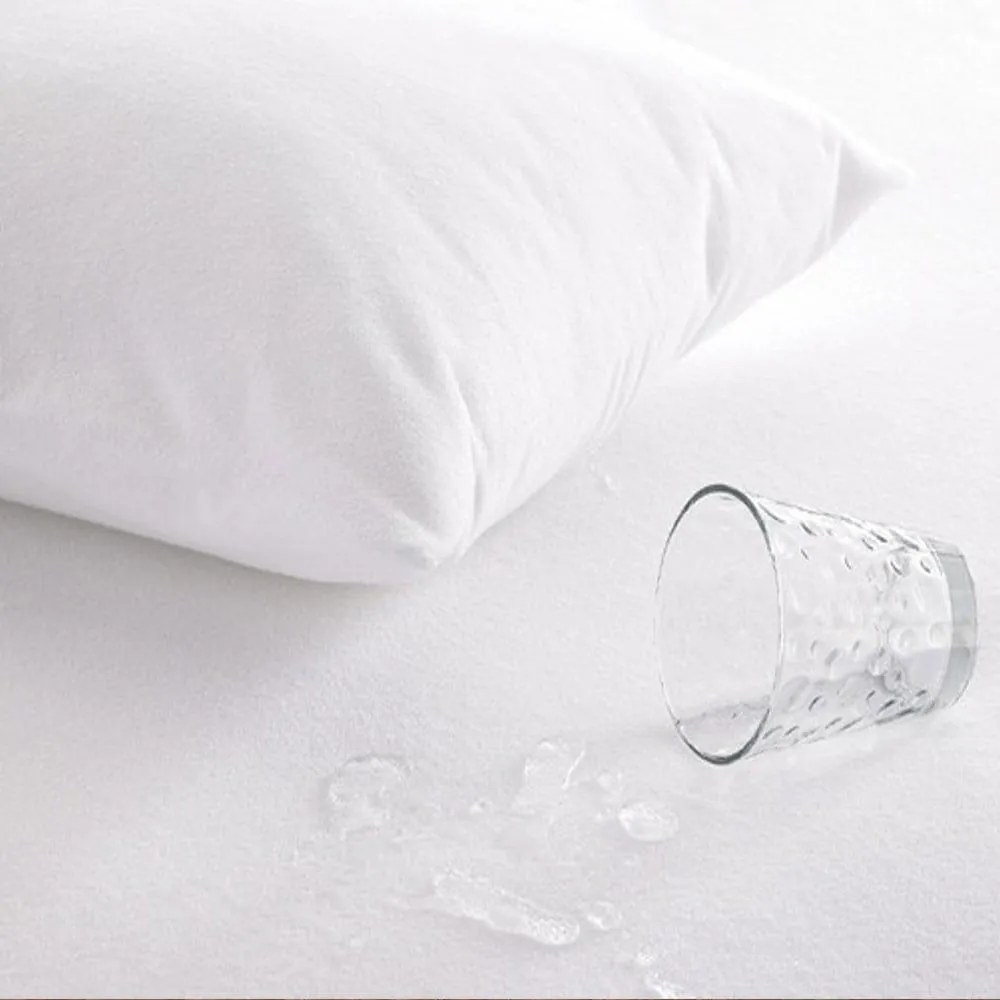 Κάλυμμα Μαξιλαριού  Σετ Φροτέ Λευκό Viopros 50Χ70 50x70cm Cotton-Polyester