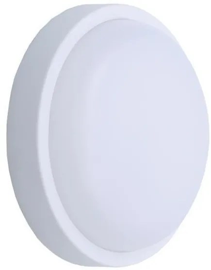 Απλίκα Φωτιστικό Τοίχου LED 18W Λευκή PLUS Φ200X55 Eurolamp-145-20017-Λευκό 145-20017