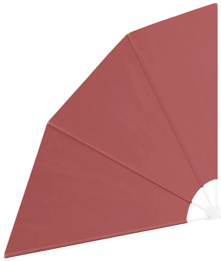 vidaXL Αδιάφανο σκίαστρο μπαλκονιού Τερακότα 160 x 160 cm Πολυεστέρας