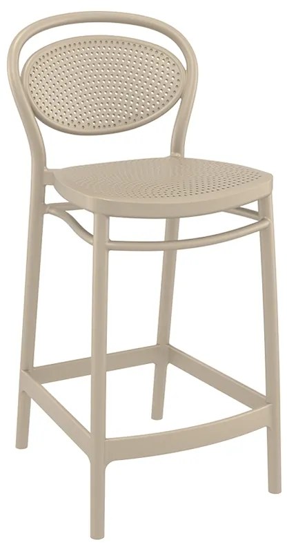 MARCEL 65εκ. ΣΚΑΜΠΟ TAUPE ΠΟΛ/ΝΙΟΥ 44Χ50Χ96εκ. SIESTA 44Χ50Χ96εκ.