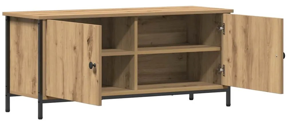 vidaXL Ντουλάπι Τηλεόρασης artisan δρυς 100 x 35 x 45 εκ.