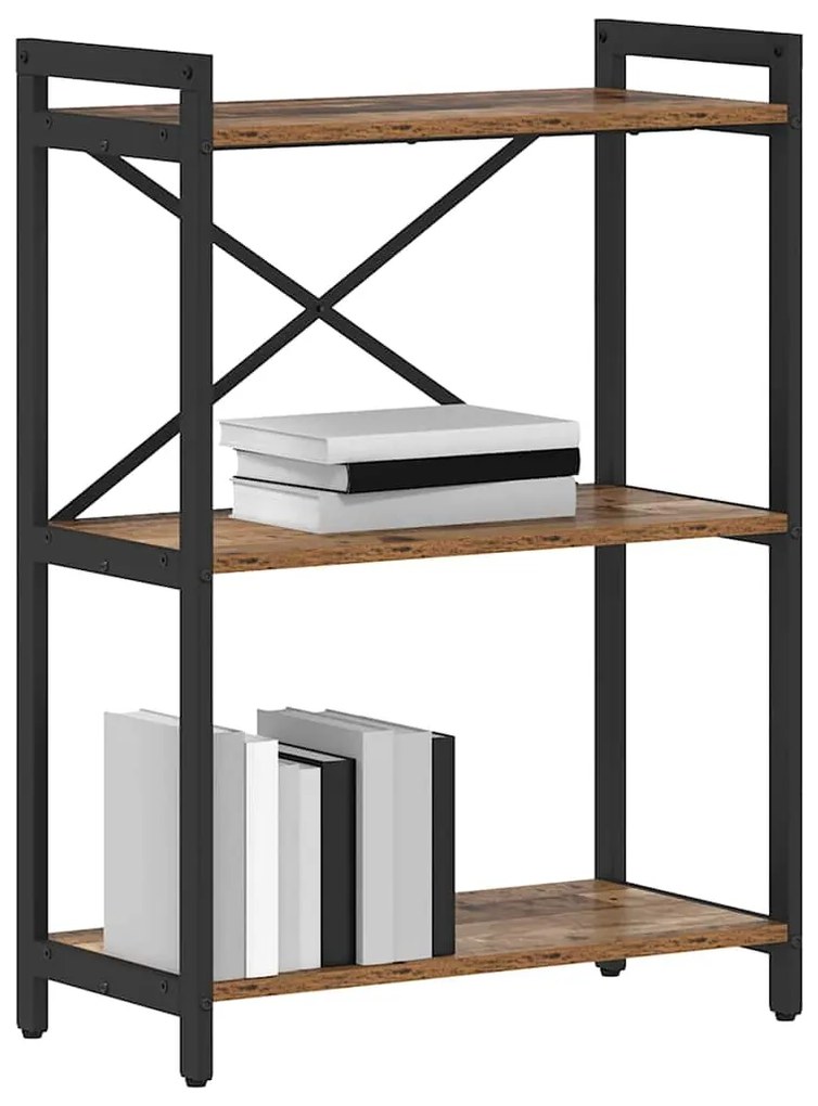 vidaXL Βιβλιοθήκη Παλαιό ξύλο 60 x 30 x 83 εκ Επεξεργασμένο ξύλο
