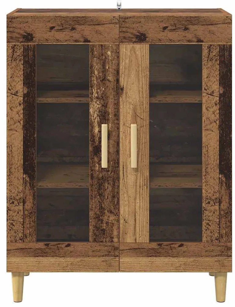 vidaXL Πλαϊνό γραφείο Παλιό Ξύλο 69,5 x 34 x 90 εκ. Επεξεργασμένο ξύλο