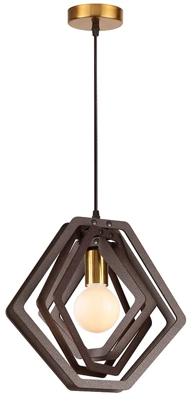 Φωτιστικό Κρεμαστο Aca ZM391P34WDL TRITON Καφέ (Brown)
