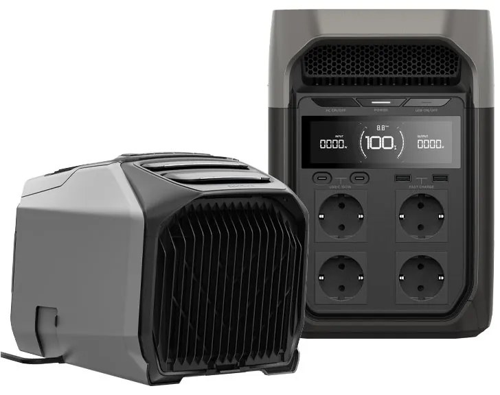 Ecoflow Eet Delta 3 Power Station + Wave 3 Air Conditioner