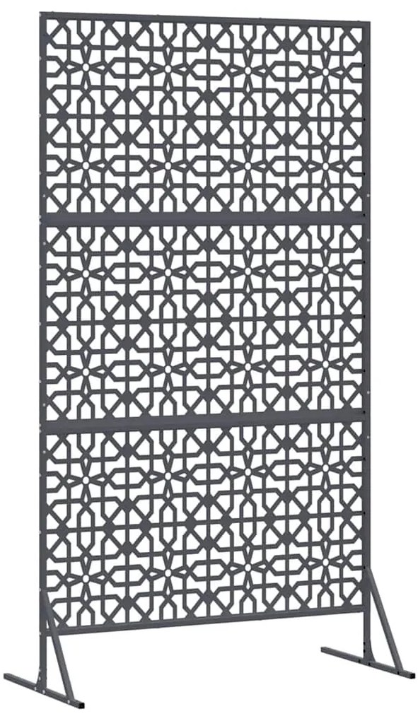 vidaXL Οθόνη Ιδιωτικότητας Ανθρακί 100 x 50 x 180 εκ. Ατσάλι