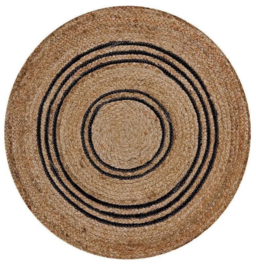 ΣΤΡΟΓΓΥΛΟ ΨΑΘΙΝΟ ΧΑΛΙ ΔΩΜΑΤΙΟΥ Δ120cm KENTIA - YUTE 232