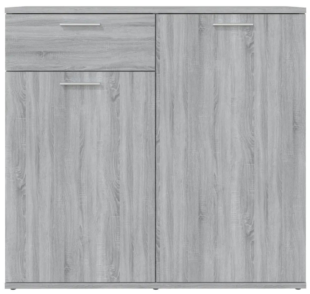 vidaXL Ντουλάπι Γκρι Sonoma 80 x 36 x 75 εκ. από Επεξεργασμένο Ξύλο