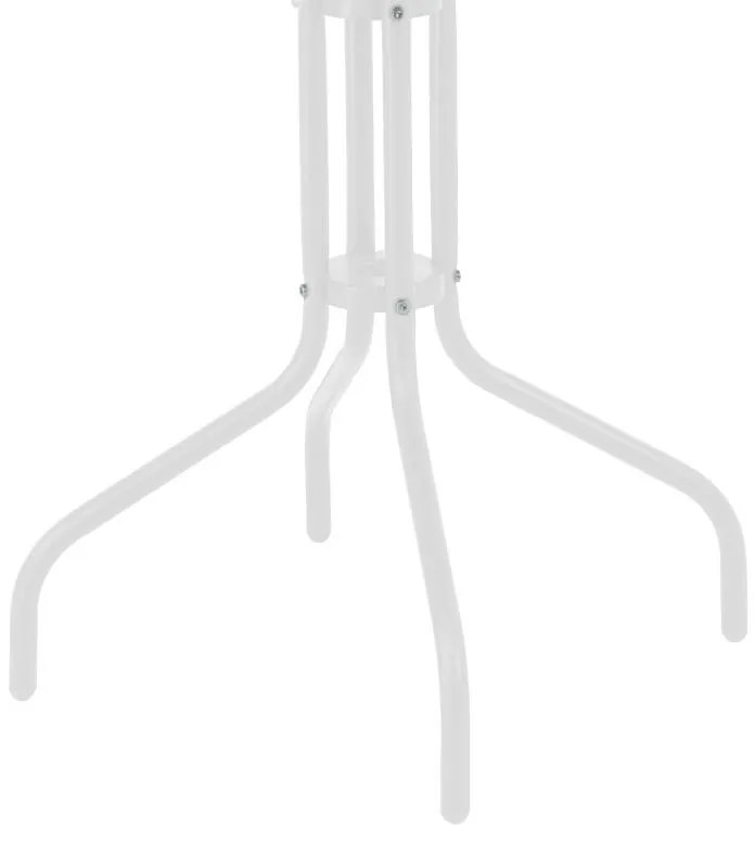 Σετ κήπου - Τραπεζαρία Vergo - Sussie 3 τεμ. μέταλλο λευκό Φ60x70 εκ. 60x60x70 εκ.