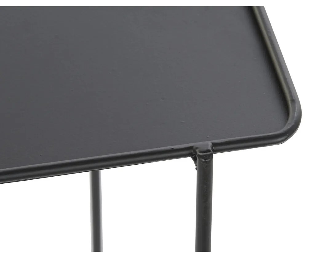 Σετ επίπλων DKD Home Decor Μπλε Μαύρο 70 x 27 x 45 cm 40 x 27 x 45 cm 80 x 27 x 65 cm 80 x 27,5 x 65 cm