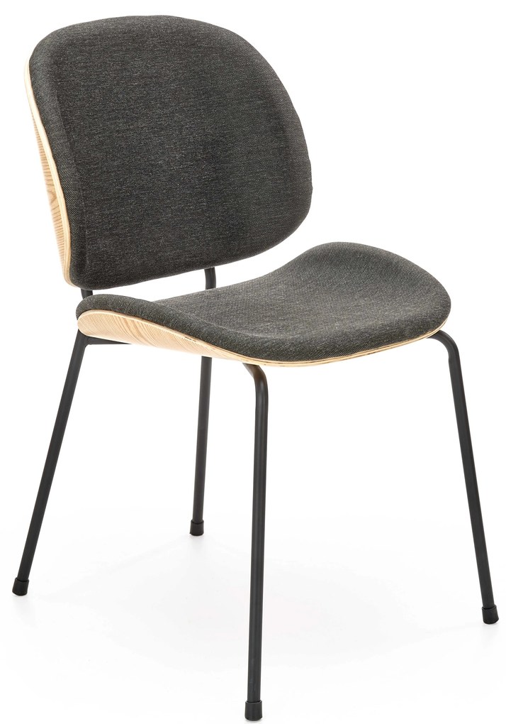 K467 chair natural oak / dark grey DIOMMI V-CH-K/467-KR DIOMMI-60-21262