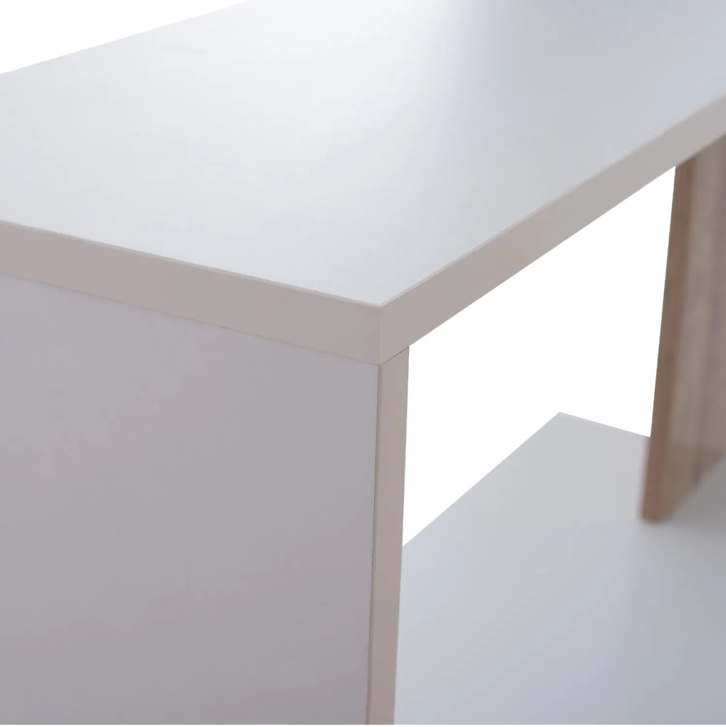 Βιβλιοθήκη Harvey 80x23x141 Λευκό