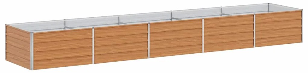 vidaXL Υπερυψωμένη Ζαρντινιέρα Ανοιχτό καφέ 400 x 80 x 45 cm