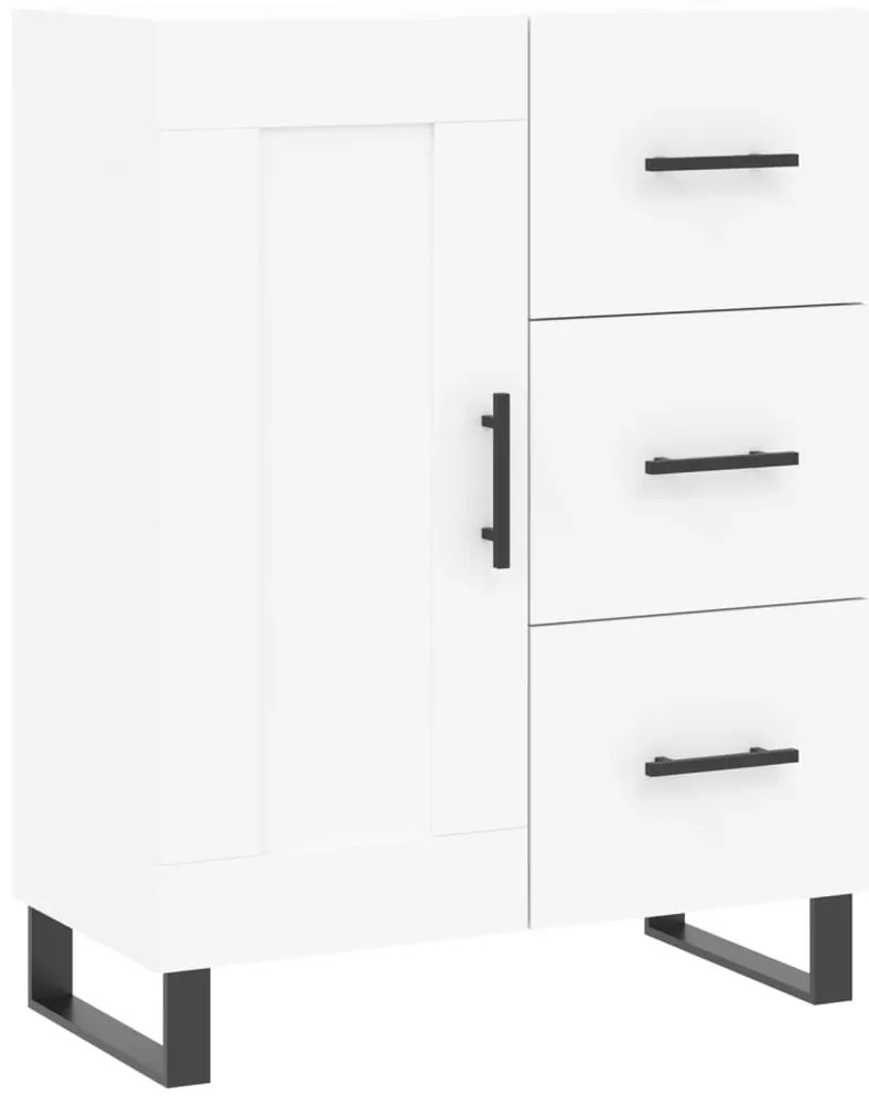 vidaXL Ντουλάπι Λευκό 69,5x34x180 εκ. από Επεξεργασμένο Ξύλο