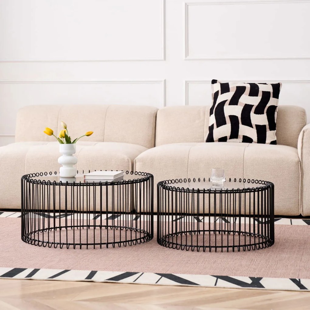 Τραπεζάκια σαλονιού Temporal Nest-Mauro