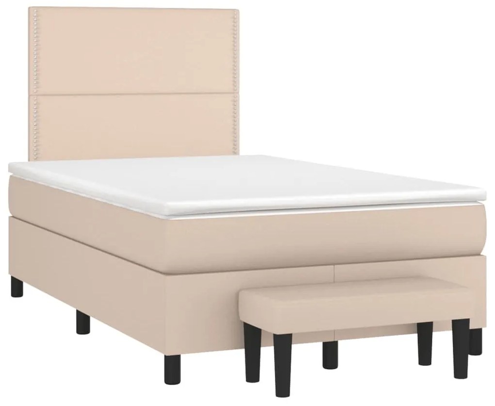 ΚΡΕΒΑΤΙ BOXSPRING ΜΕ ΣΤΡΩΜΑ ΚΑΠΟΥΤΣΙΝΟ 120X190ΕΚ.ΑΠΟ ΣΥΝΘ.ΔΕΡΜΑ 3270450