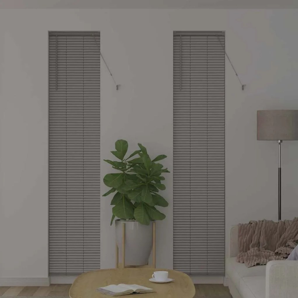 vidaXL Ρολό Παραθύρου με κουρτίνες Άλλο Ασημί 80 x 130 εκ Αλουμίνιο