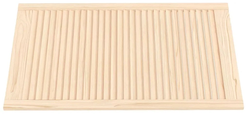 vidaXL Πορτάκια με Περσίδες 2 Τεμ. 99,3x59,4 εκ. από Μασίφ Ξύλο Πεύκου