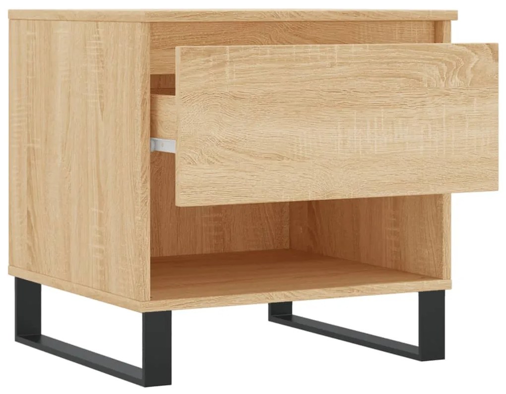 vidaXL Τραπέζια Σαλονιού 2 τεμ. Sonoma Δρυς 50x46x50 εκ. Επεξεργ. Ξύλο