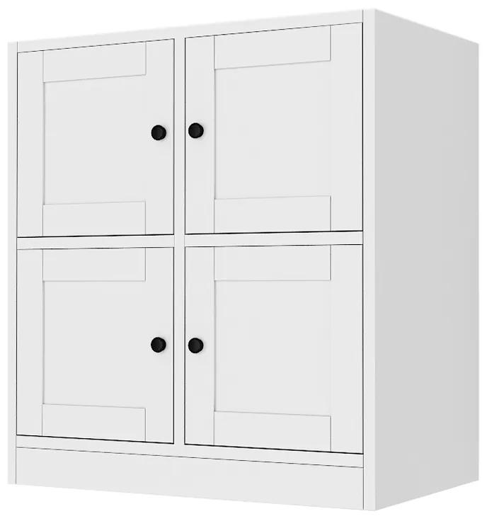 Παπουτσοθήκη - Ντουλάπι Felix Megapap χρώμα λευκό 65,4x40x71,4εκ.