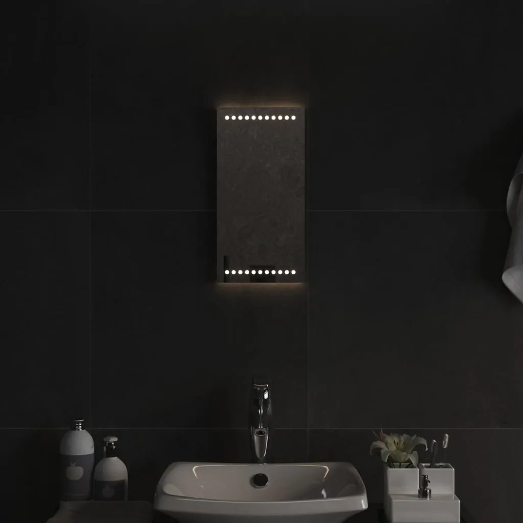 vidaXL Καθρέφτης Μπάνιου με LED 20x40 εκ.