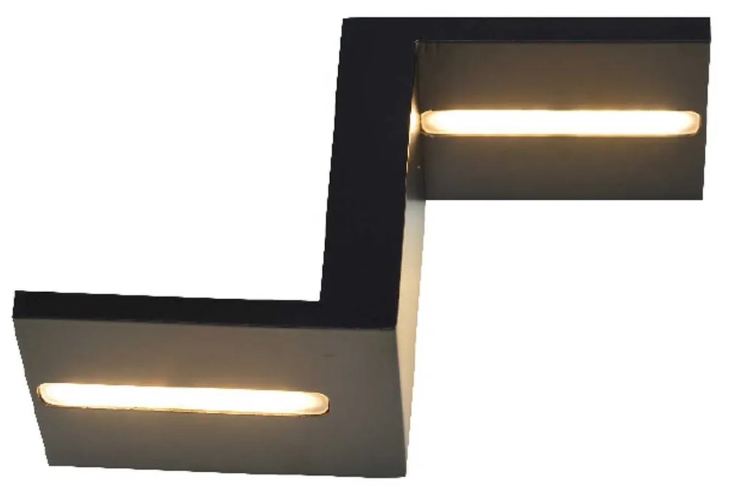 Φωτιστικό Τοίχου Wall &amp; Ceiling Luminaires L36294BK Black Metal