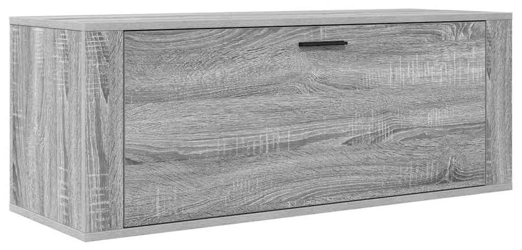 vidaXL Παπουτσοθήκη Επιτοίχια Sonoma Γκρι 100x35x38 εκ. Επεξ. Ξύλο