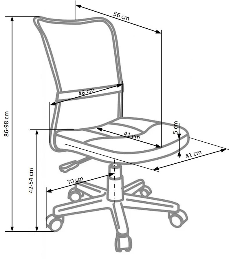 DINGO chair color: grey/black DIOMMI V-CH-DINGO-FOT-POPIEL