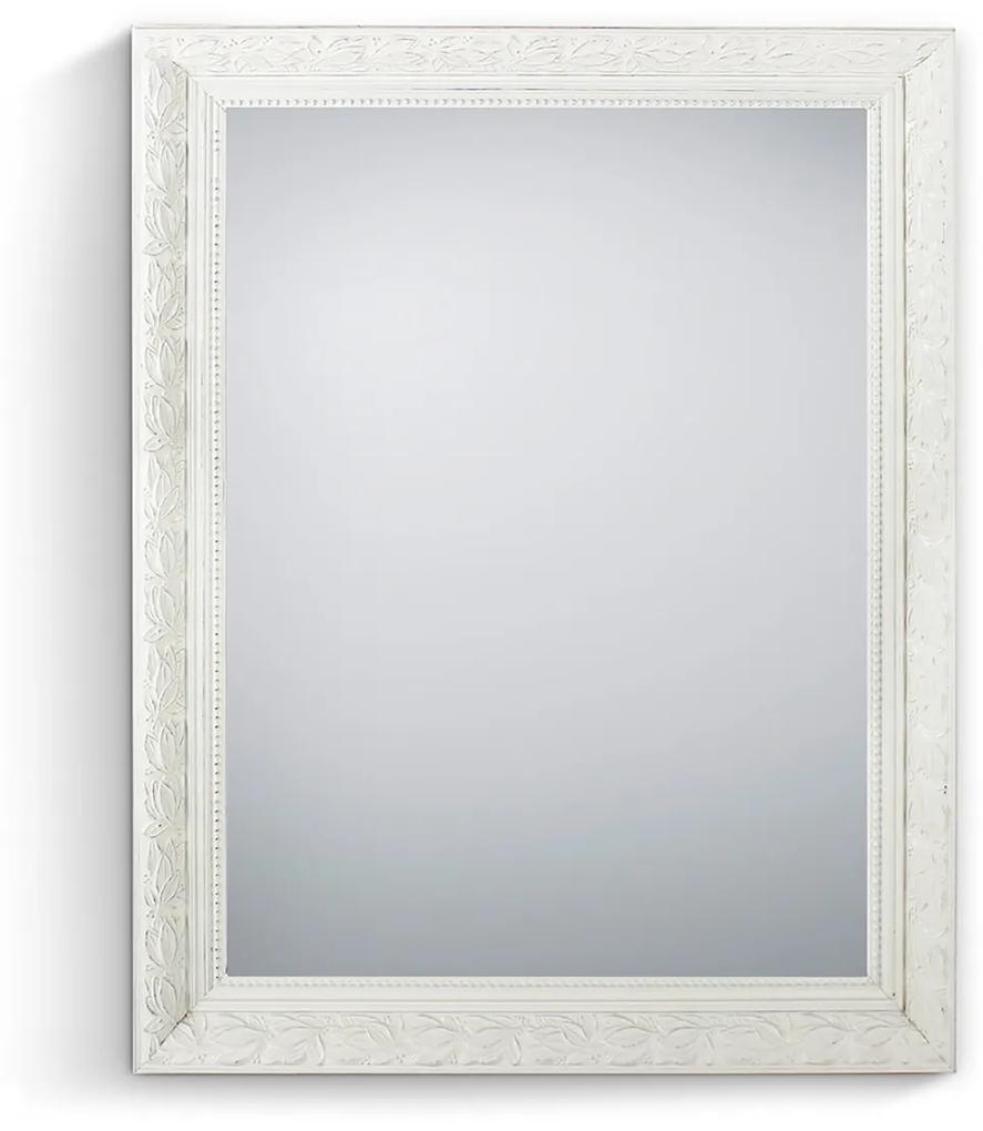 Καθρέπτης Επιτοίχιος Π55xY70 εκ. White Wood Πλαίσιο Mirrors &amp; More Sonja 1070101