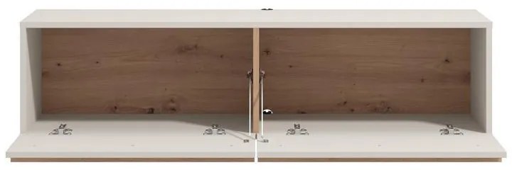 Έπιπλο τηλεόρασης ARLES 128 2K2V Cashmere - Artisan Oak 128x42x32εκ. 128x42x32 εκ.