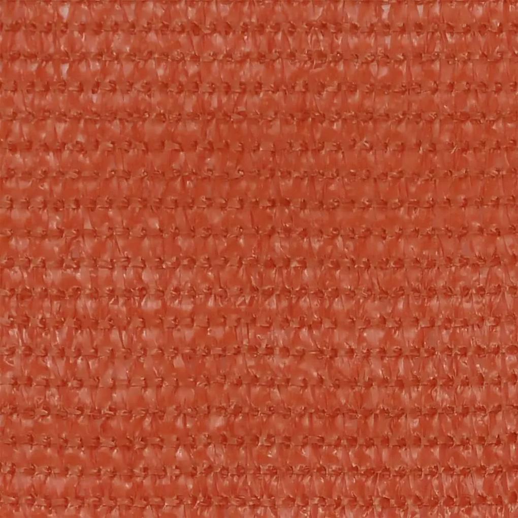 Διαχωριστικό Βεράντας Πορτοκαλί 75 x 300 εκ. από HDPE - Πορτοκαλί
