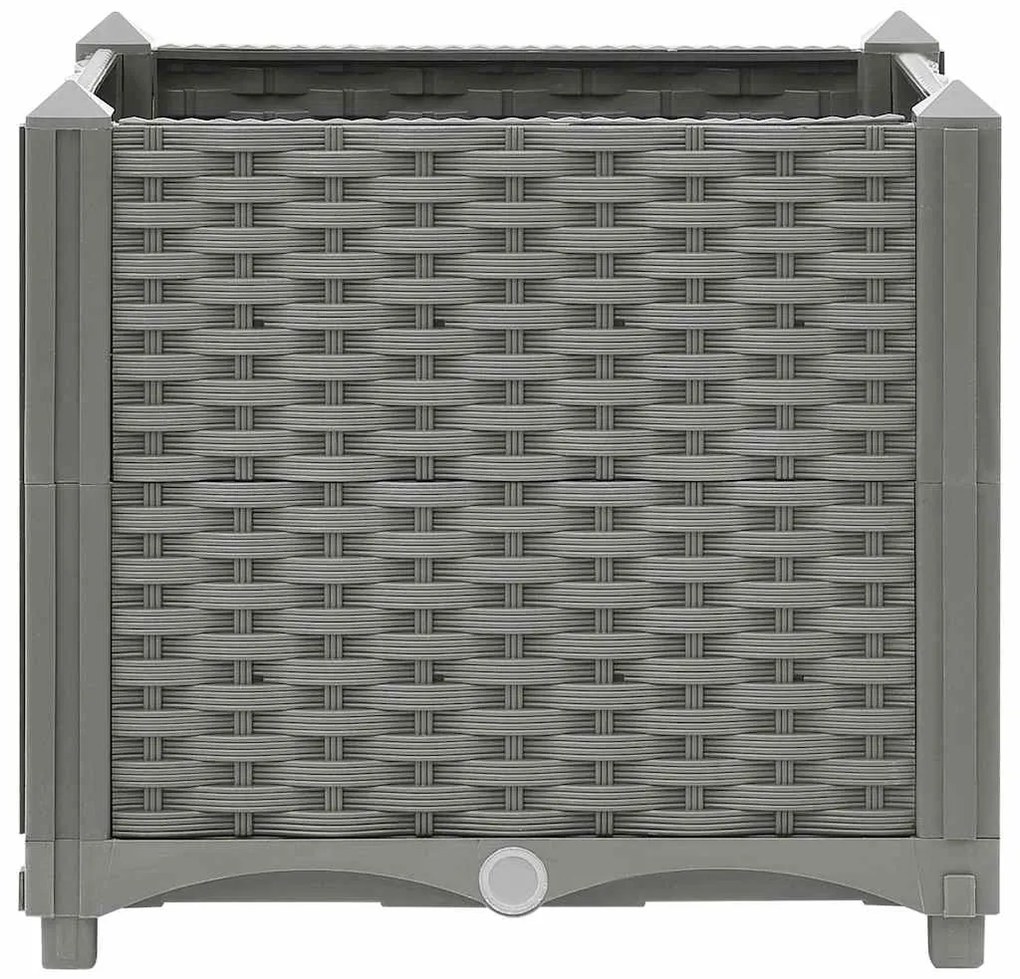 vidaXL Ζαρντινιέρα 40 x 40 x 38 εκ. από Πολυπροπυλένιο