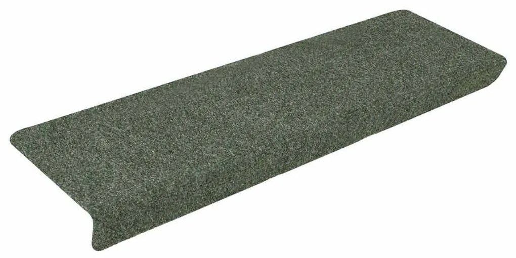 vidaXL Πατάκια Σκάλας 15 τεμ. Καφέ 65x21x4 εκ. Βελονιασμένο Ύφασμα