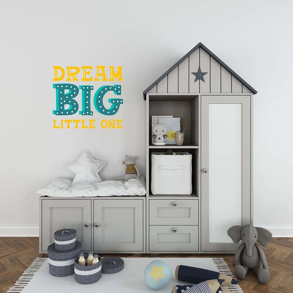 Παδικό Αυτοκόλλητο Τοίχου Dream Big stick912