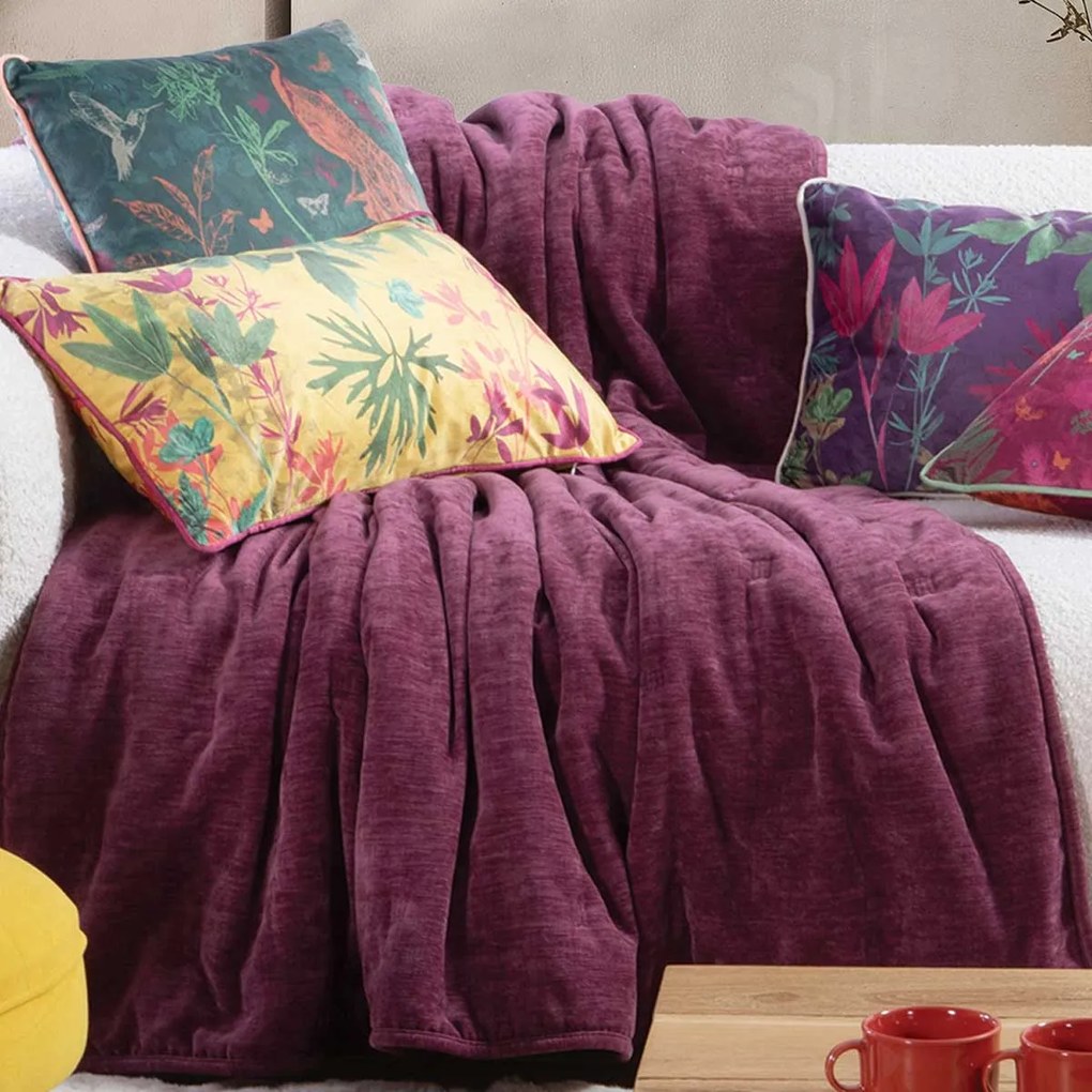 Κουβέρτα Καναπέ Fleece (130x180) Nef-Nef Homeware Premium Paradise Rose
