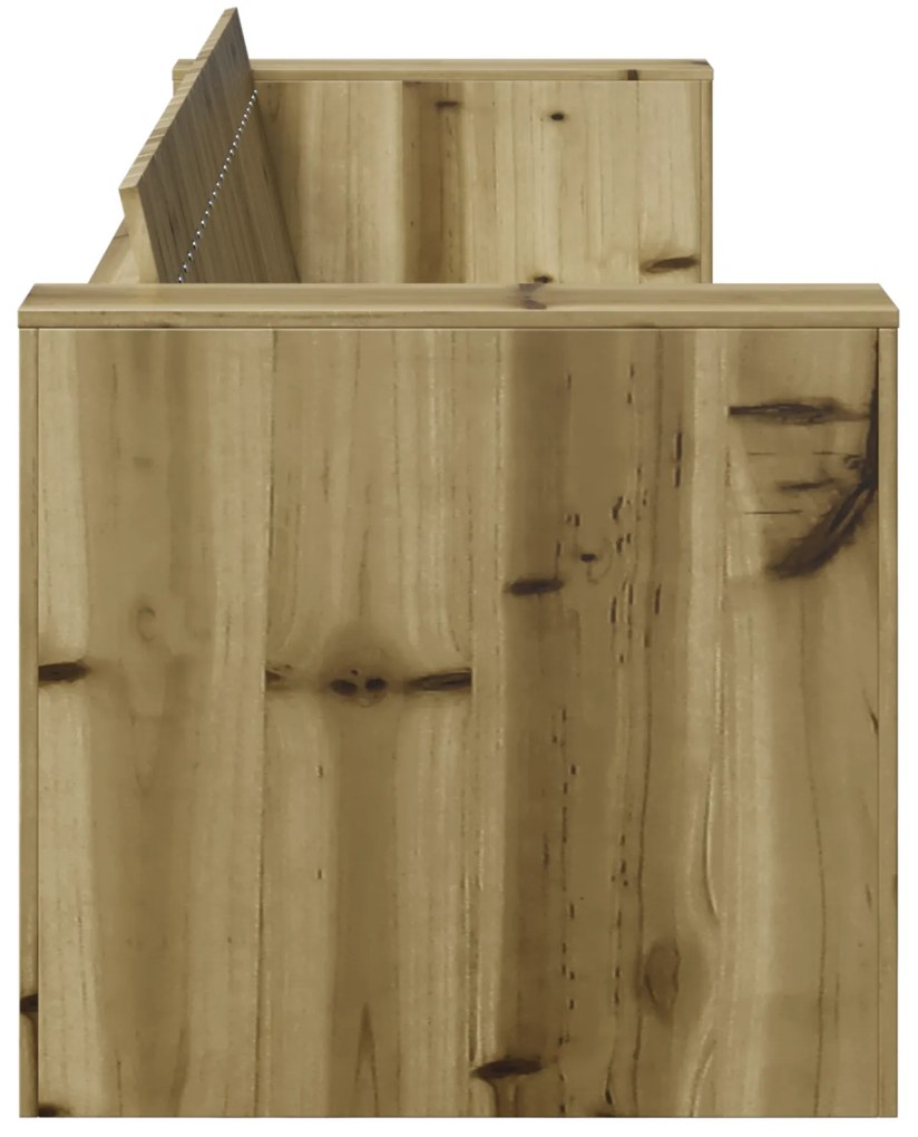 vidaXL Καναπές Κήπου 3-θέσεων 185.5x60x62 εκ. από εμποτισμένο ξύλο πεύκου