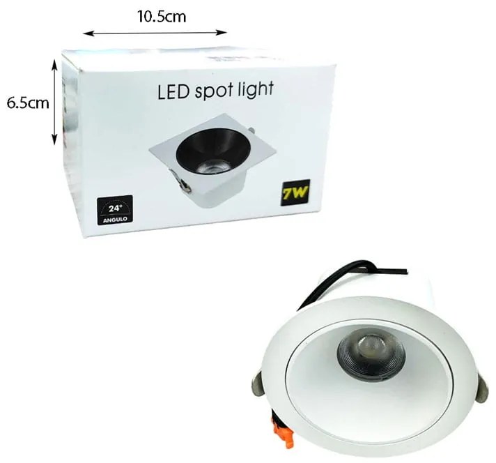LED λάμπα σποτάκι θερμός φωτισμός 7W 4000K 85-265V 90lm- Spot Light