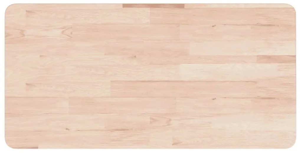 vidaXL Πάγκος Μπάνιου 100x60x4 εκ. Ακατέργαστο Μασίφ Ξύλο