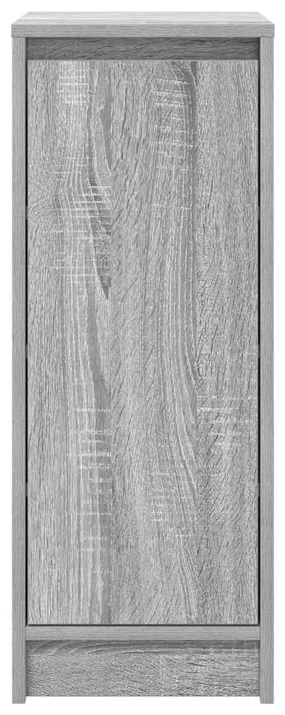 Παπουτσοθήκη Γκρι Sonoma 29,5x34x76 εκ. Επεξεργασμένο Ξύλο - Γκρι