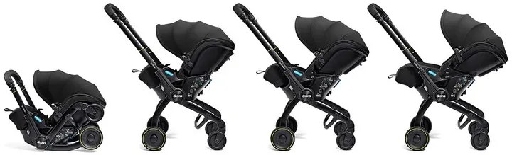 Doona X Κάθισμα Αυτοκινήτου - Καρότσι Nitro Black