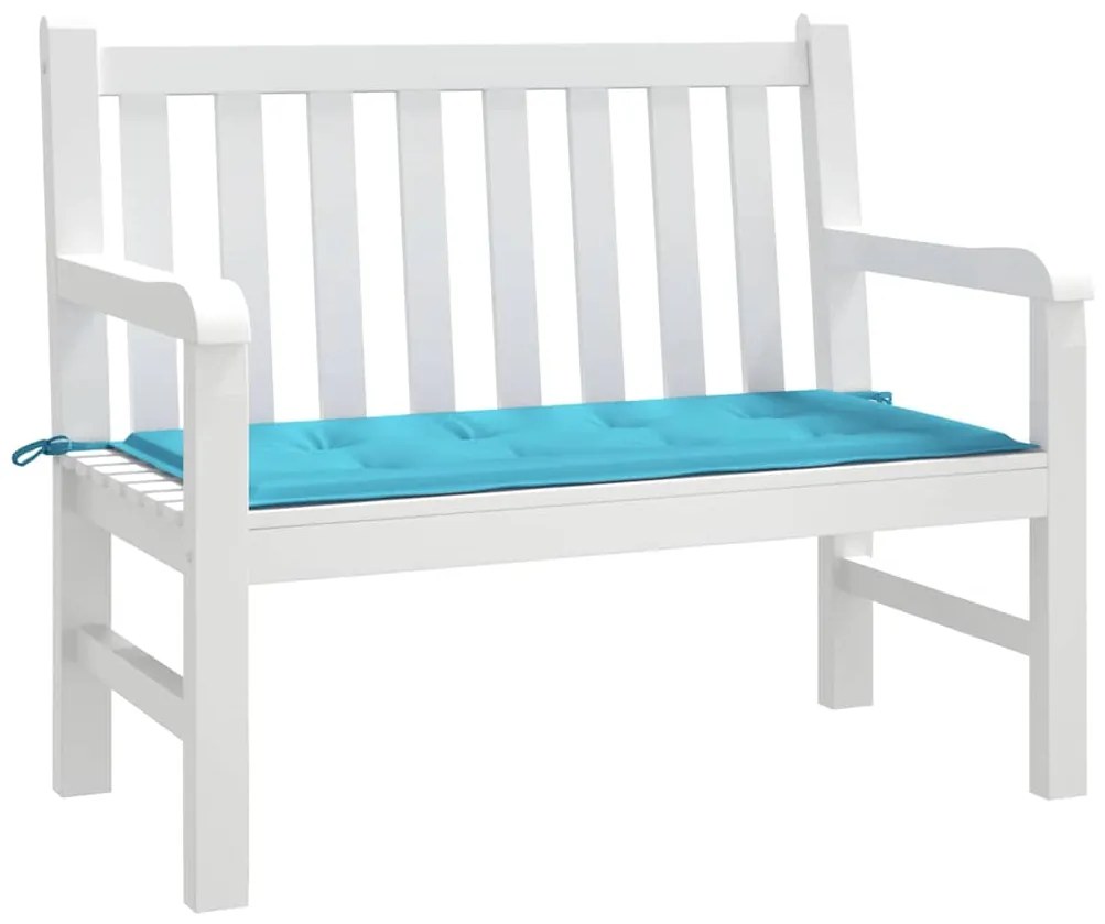 vidaXL Μαξιλάρι Παγκάκι Κήπου Τιρκουάζ 120 x 50 x 4 cm Ύφασμα Oxford